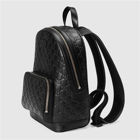 gucci leather backpack|gucci backpack women leather.